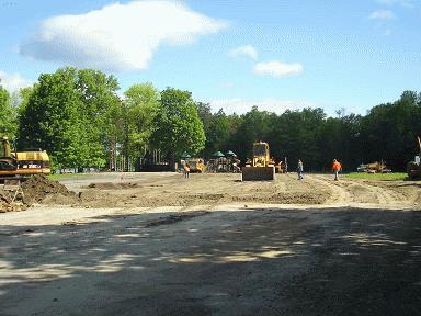 Grading of Parking Lot